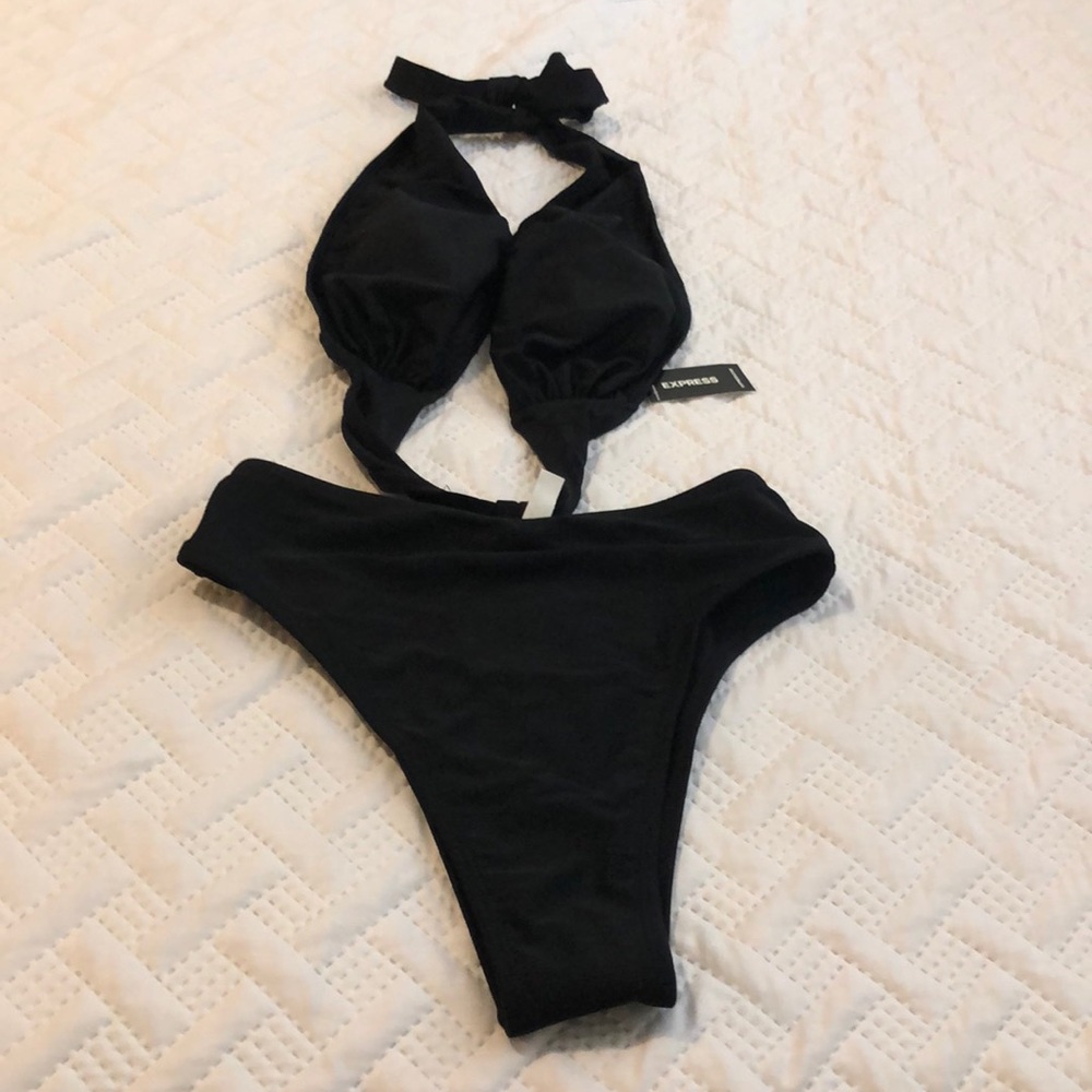 VICTORIA'S SECRET-Wrap Front Monokini One-piece